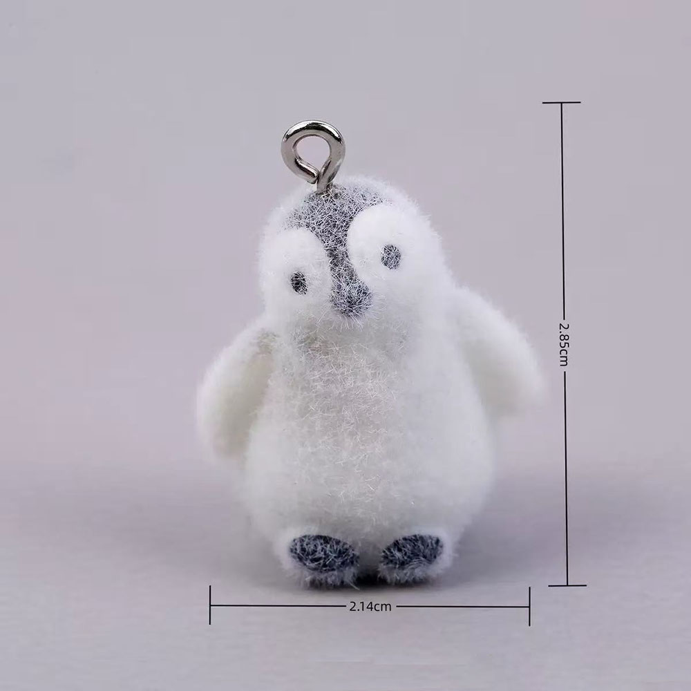 5개입 플로킹 작은 펭귄 레진 참 동물 펜던트 DIY  - Resin Craft Projects 리뷰 및 가격