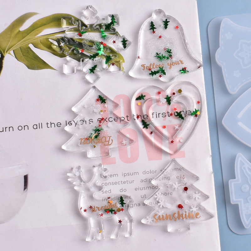 크리스마스 몰드 DIY 레진 크리스탈 에폭시 몰드 눈송 - Resin Jewelry Kit 리뷰 및 가격